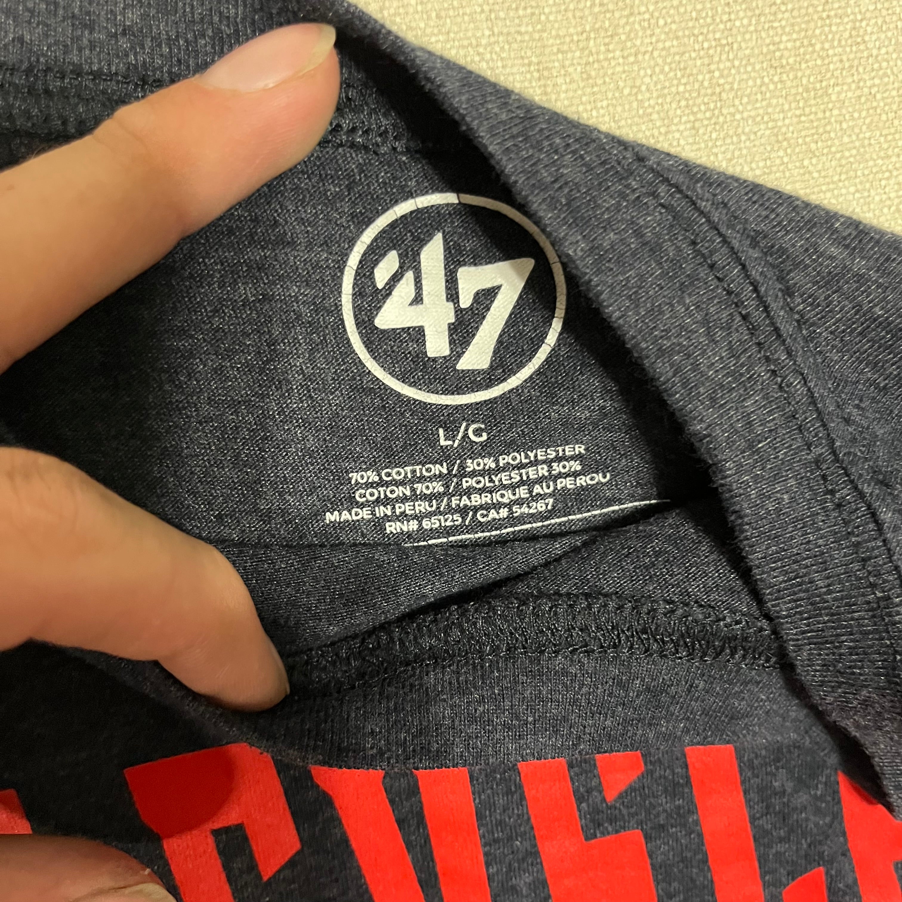 Cleveland Indians Baseball 47’ Brand T-Shirt Size Large