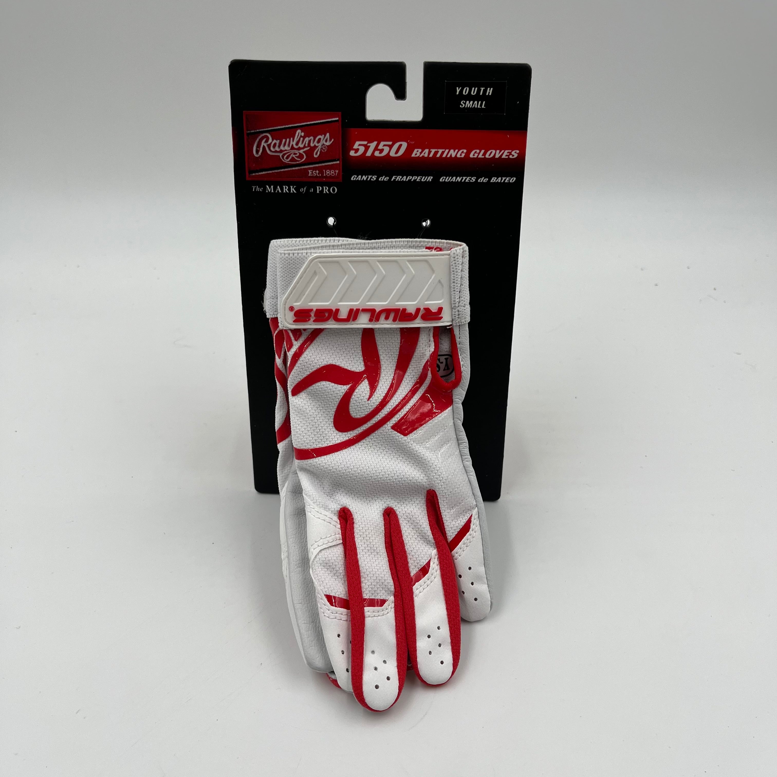 Youth Small Rawlings 5150 Batting Gloves