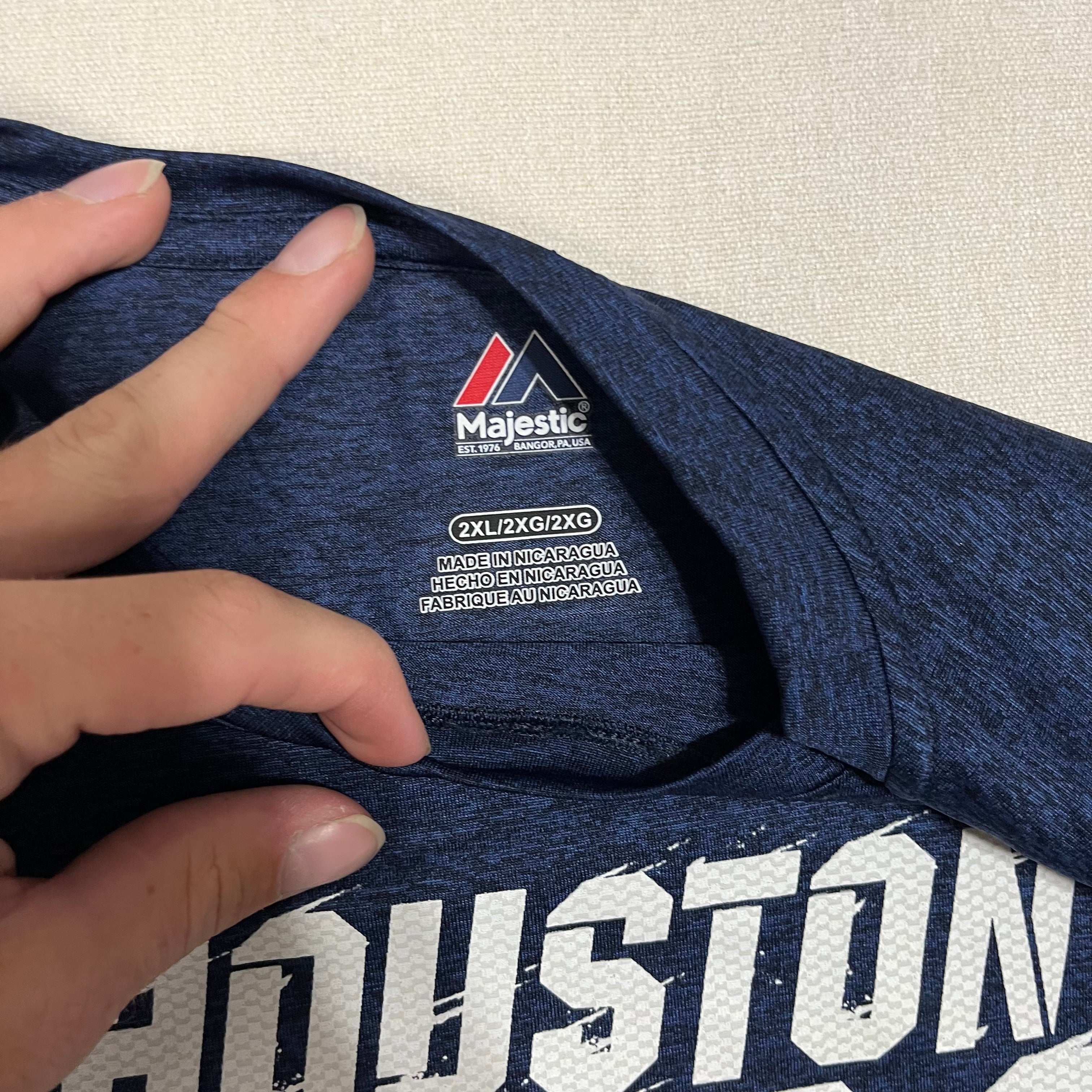 Houston Astros Majestic dri fit T-Shirt Size 2XL