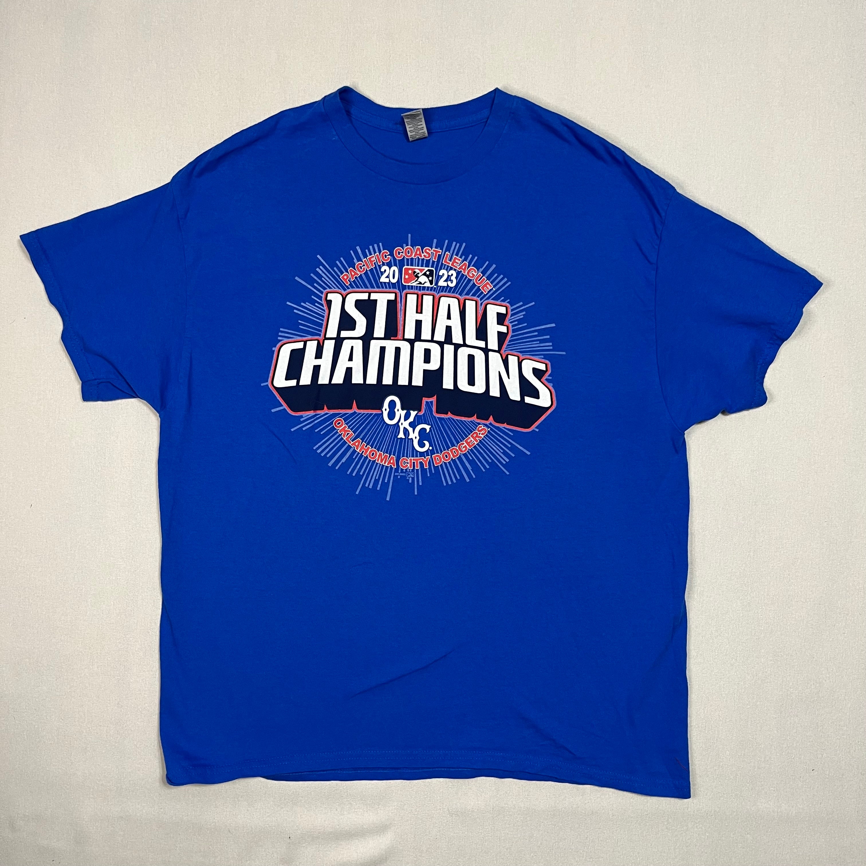 Oklahoma City Dodgers 1st Half Champions Baseball Shirt Size X-Large