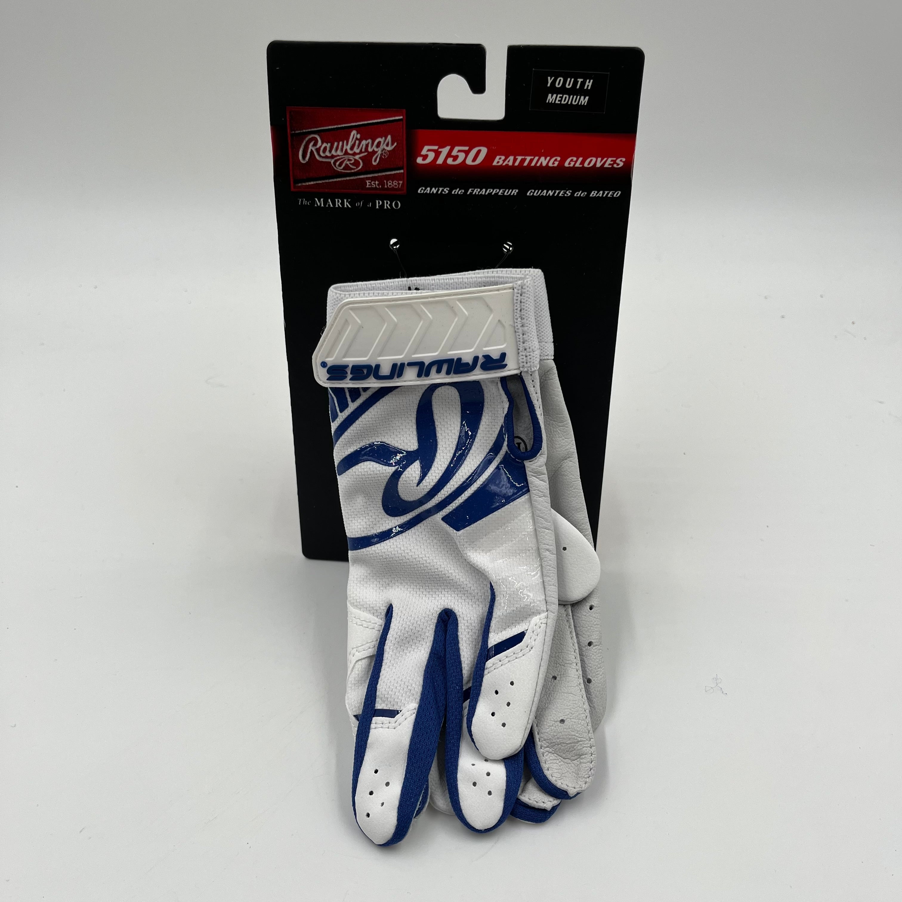 Youth Medium Rawlings 5150 Batting Gloves