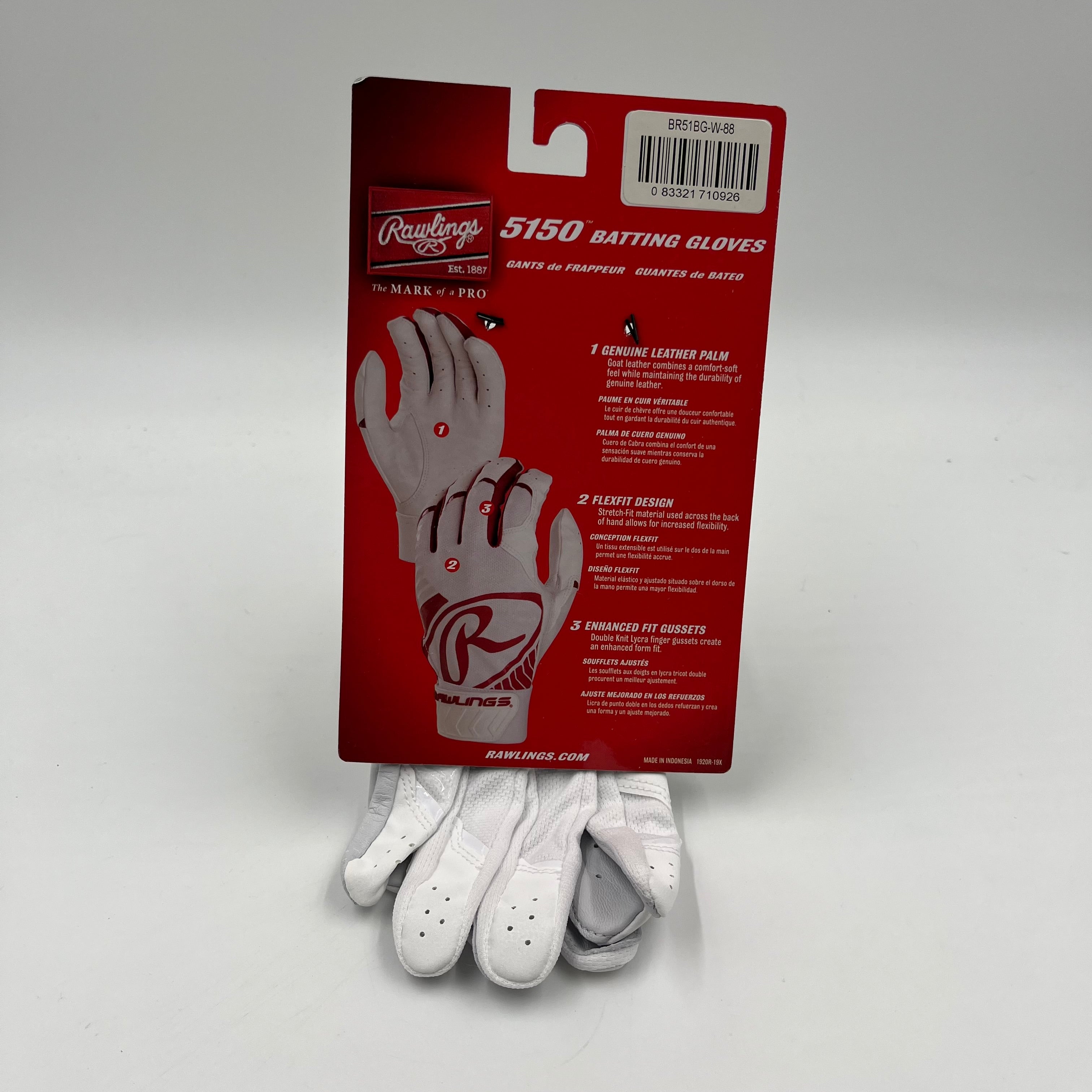 Adult Small Rawlings 5150 Batting Gloves