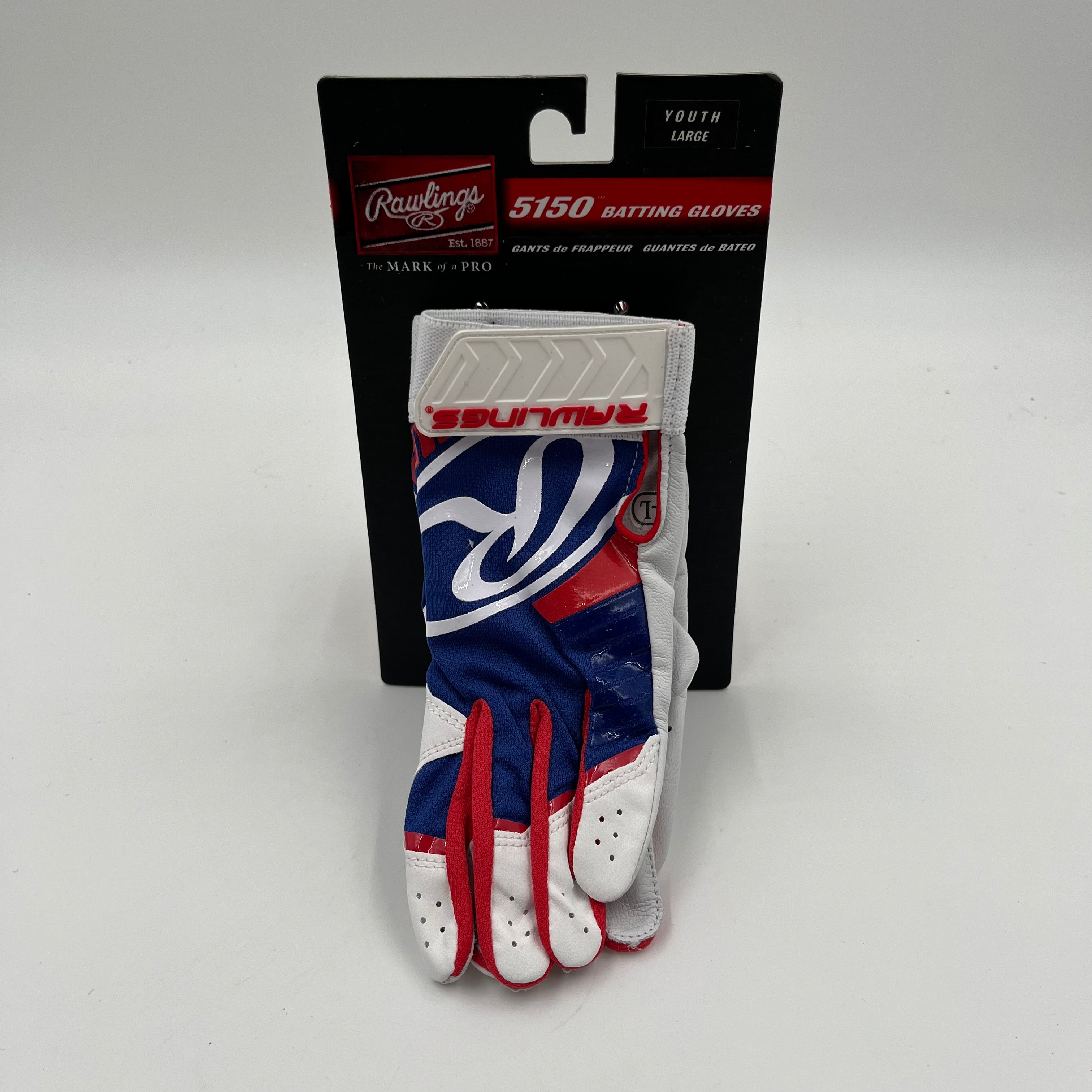 Youth Large Rawlings 5150 Batting Gloves