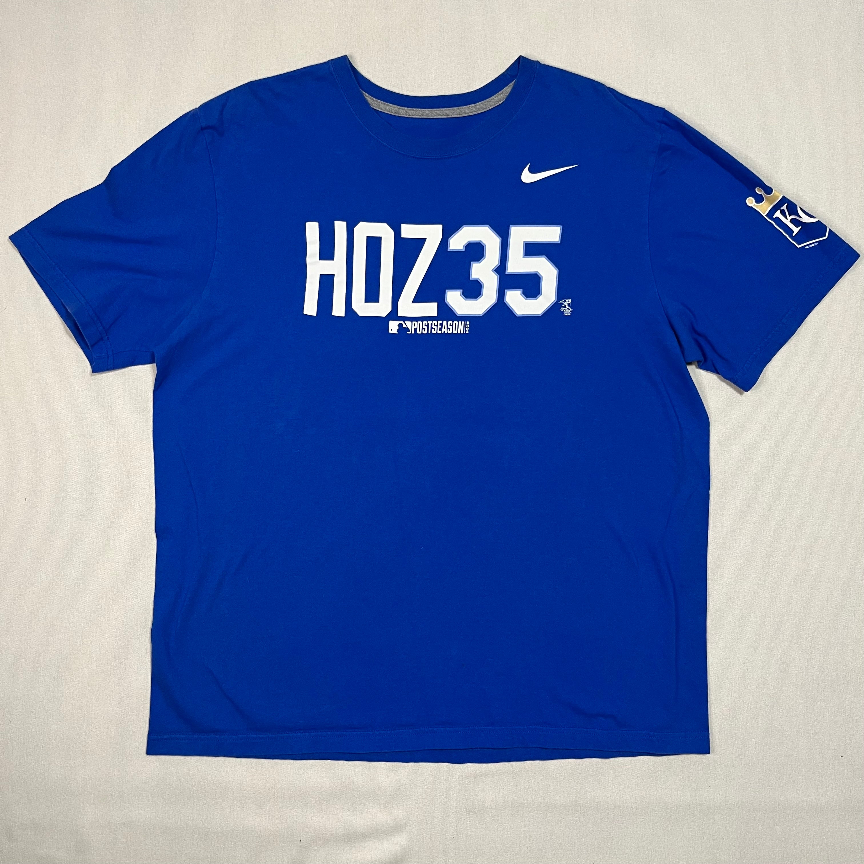 Kansas City Royals Eric Hosmer Baseball T-Shirt Size X-Large