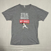 Rickey Henderson Steal Bases T-Shirt Size Medium