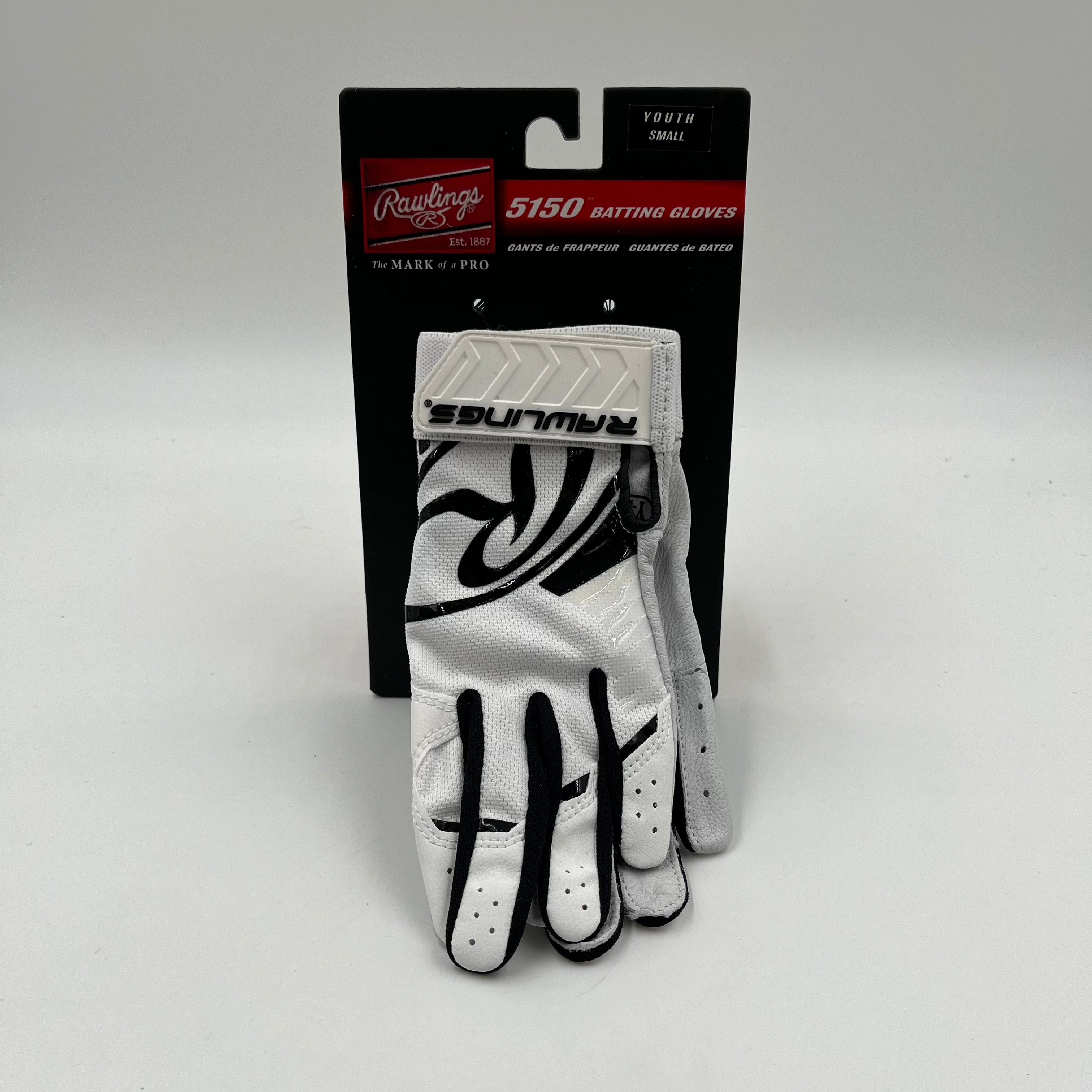 Youth Small Rawlings 5150 Batting Gloves