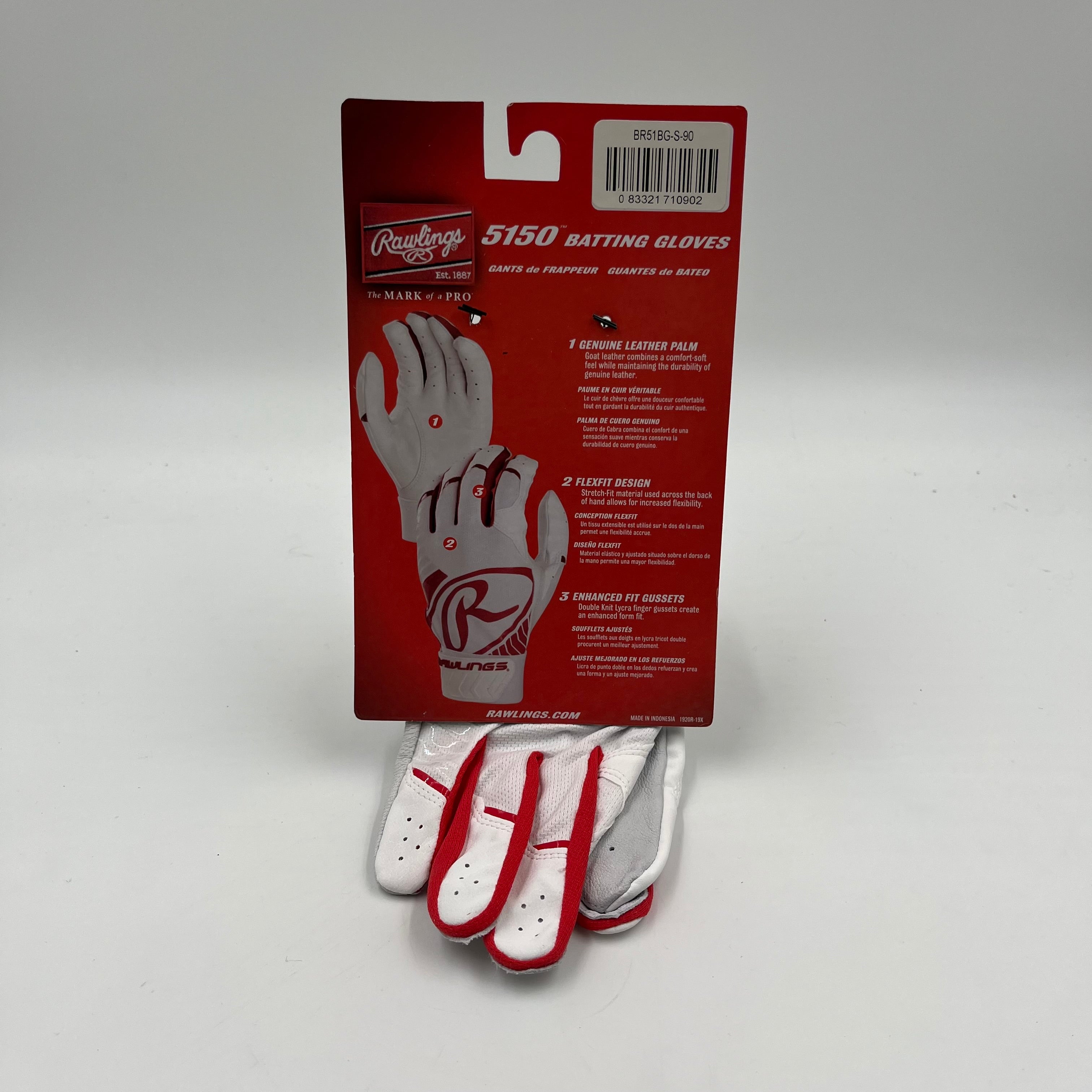 Adult Large Rawlings 5150 Batting Glove