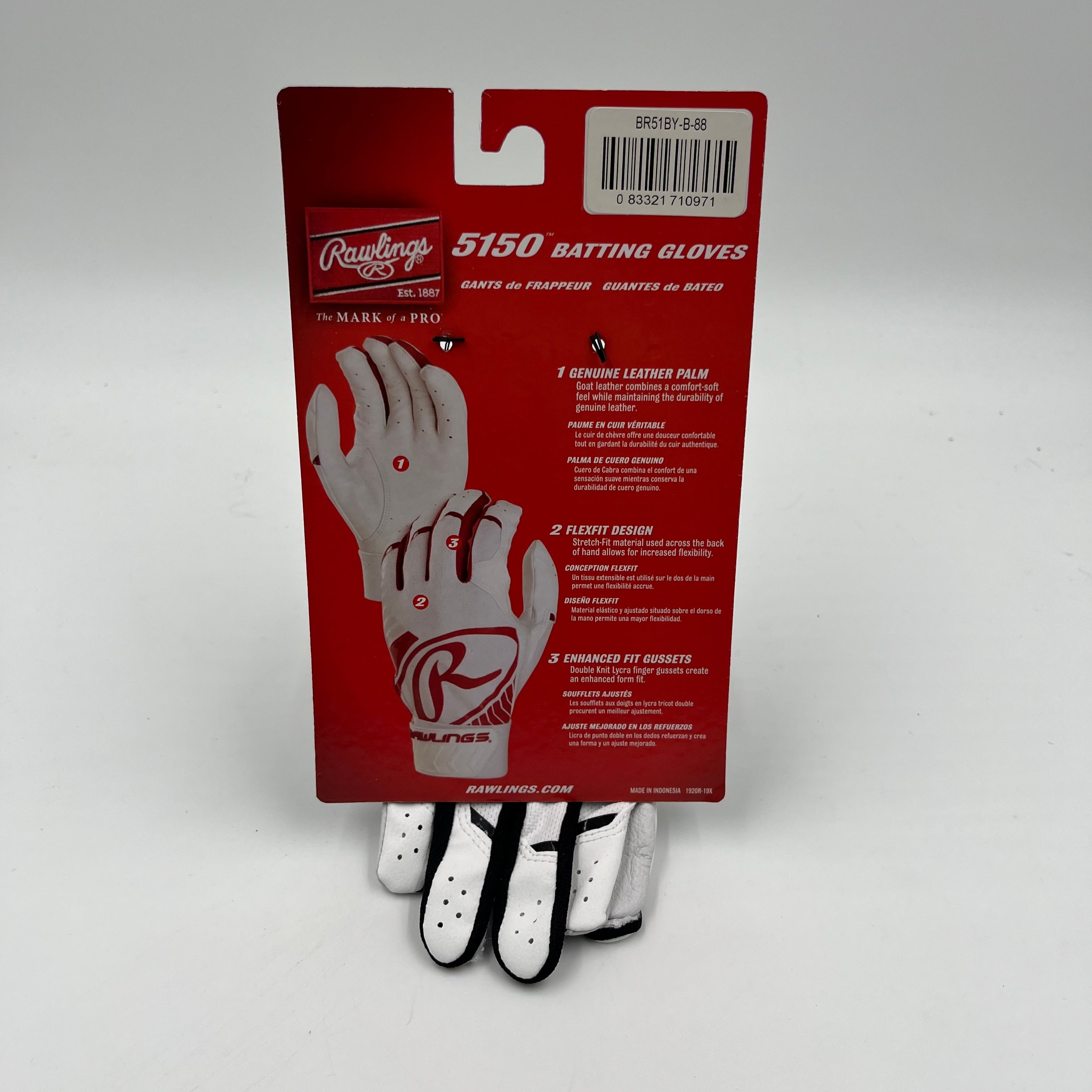 Youth Small Rawlings 5150 Batting Gloves