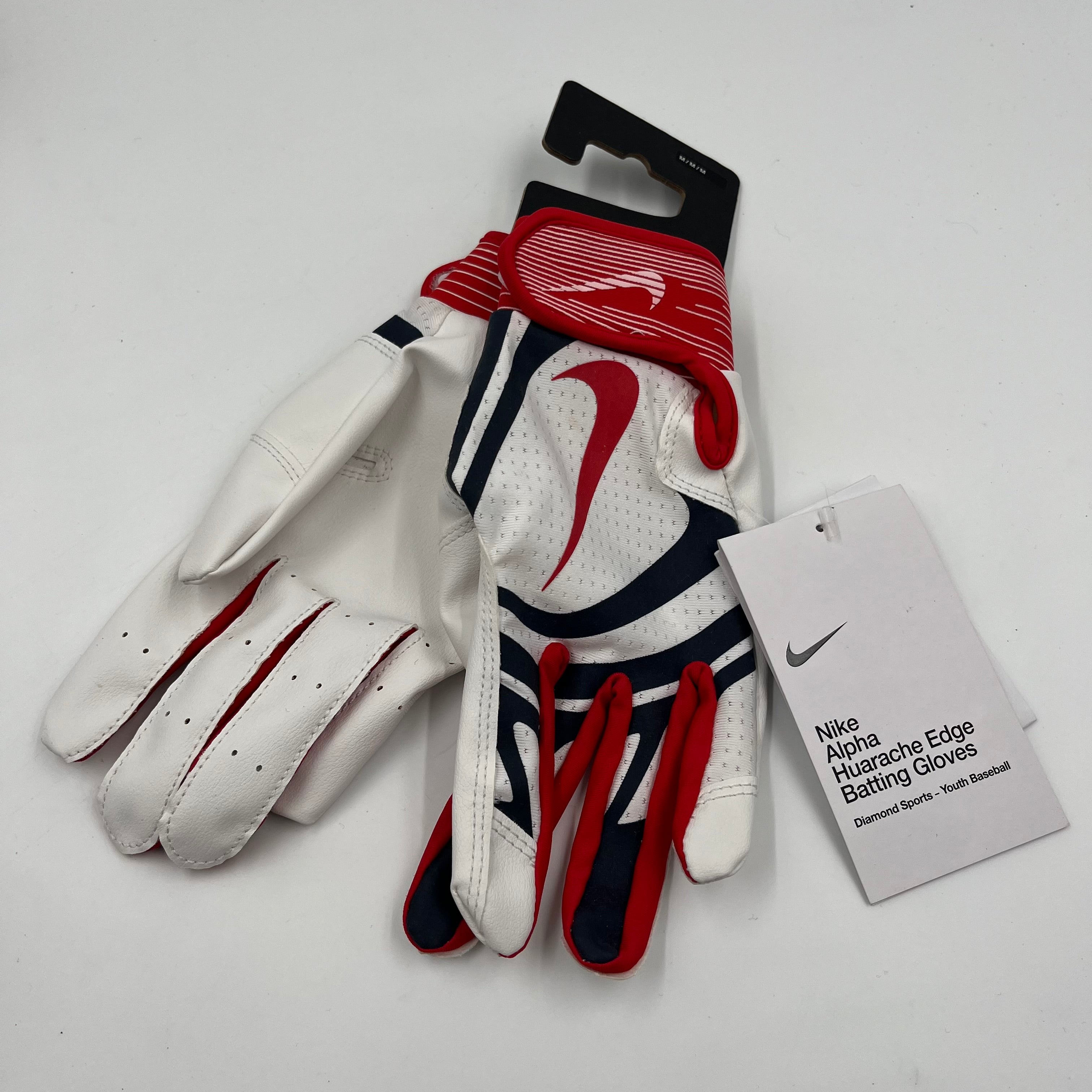 Youth Medium Nike Alpha Huarache Edge Batting Gloves