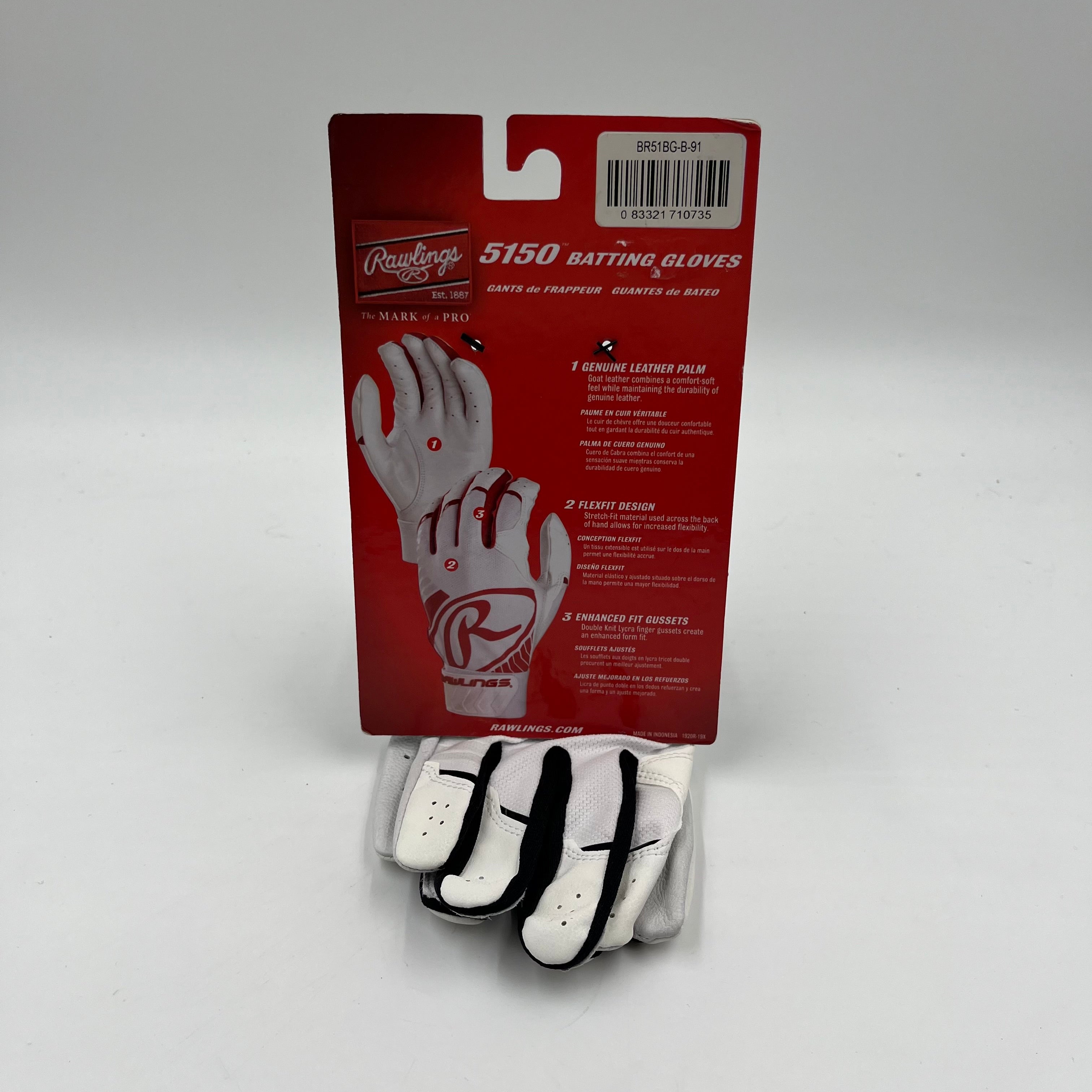 Adult X-Large Rawlings 5150 Batting Glove