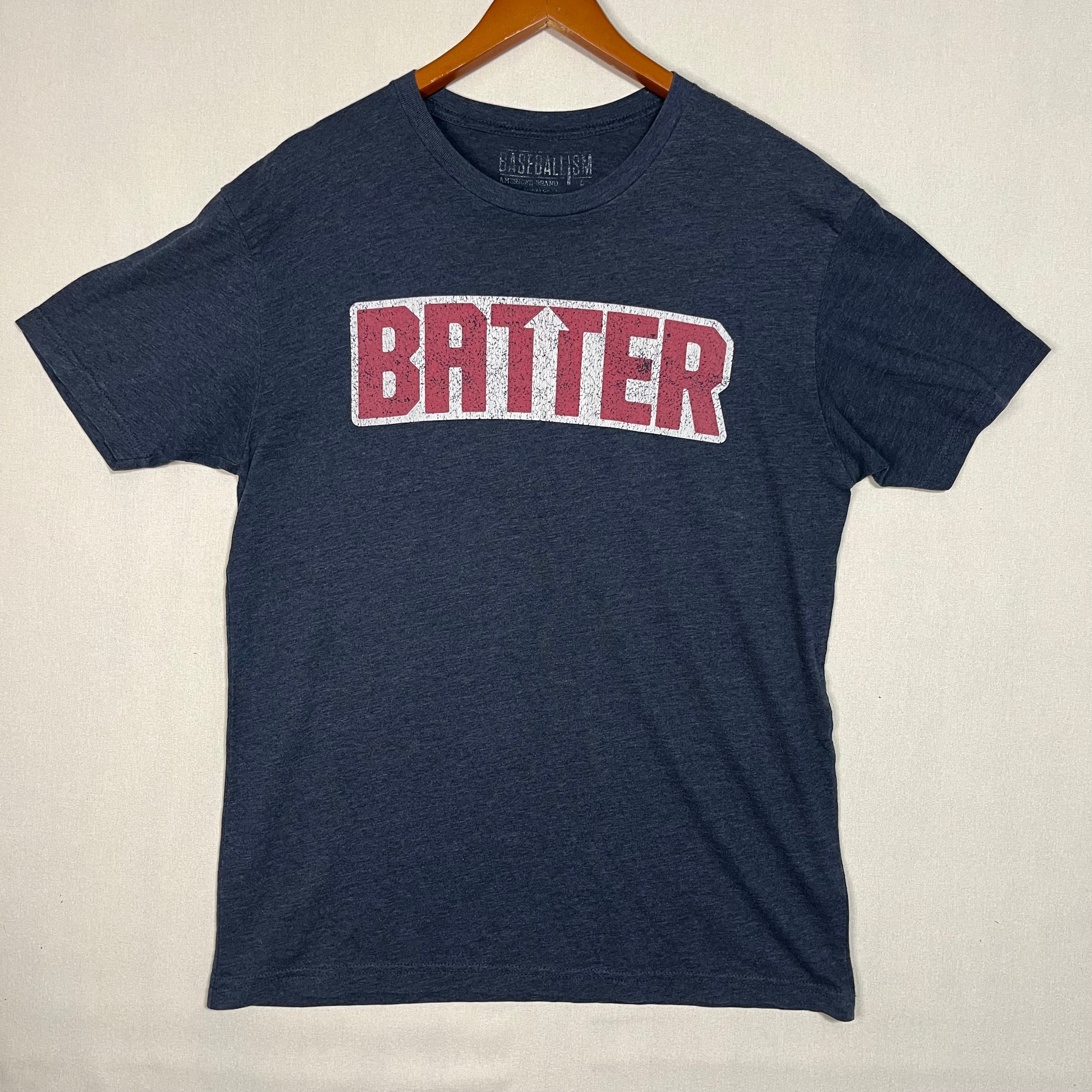 Baseballism Batter Up T-Shirt Size Large